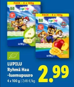 Ryhmä Hau -luomupuuro