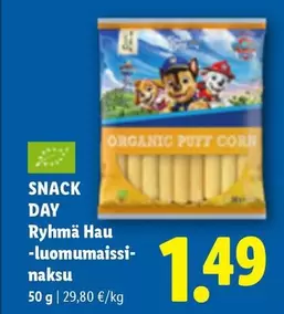 ORGANIC PUFF CORN