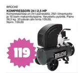 Hp - Kompressori 24 l 2,5 HP