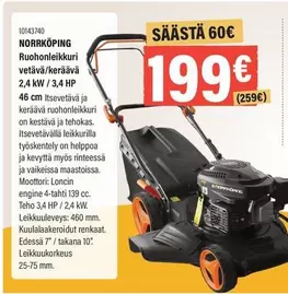 Hp - NORRKÖPING Ruohonleikkuri