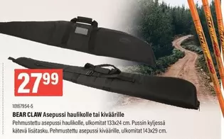 BEAR CLAW Asepussi haulikolle tai kiväärille 10167954-5
