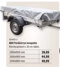 AX4 Peräkärryn lavapeite 10144151-3