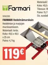FARMАRI Hedelmä-murskain 10162265