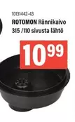 ROTOMON Rännikaivo 315 /110 sivusta lähtö