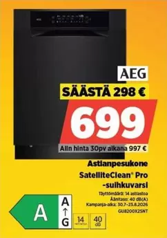 Astianpesukone SatelliteClean® Pro