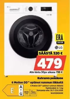 6 Motion DD™ optimol rummun liikkaita