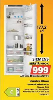 Siemens - Jääkaappi