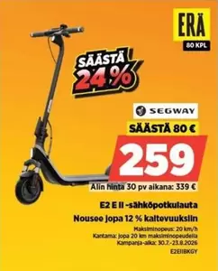 Segway - Sähköpotkulauta E2 II