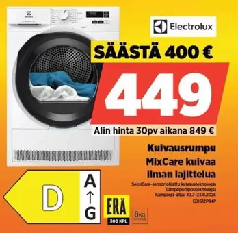MixCare kuivausrumpu