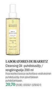 Cleansing Oil -puhdistusöljy / rengöringsolja
