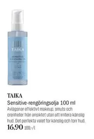 Sensitive-rengöringsolja