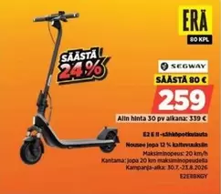 Segway - Sähköpotkulauta E2 II