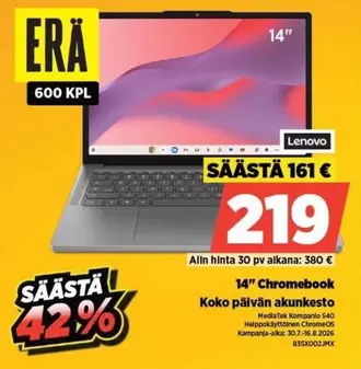 14" Chromebook