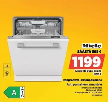 Miele - Astianpesukone