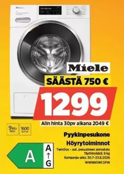 Miele - Pyypinpesukone
