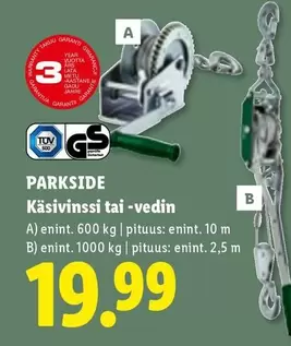 Käsinvinssi tai -vedin