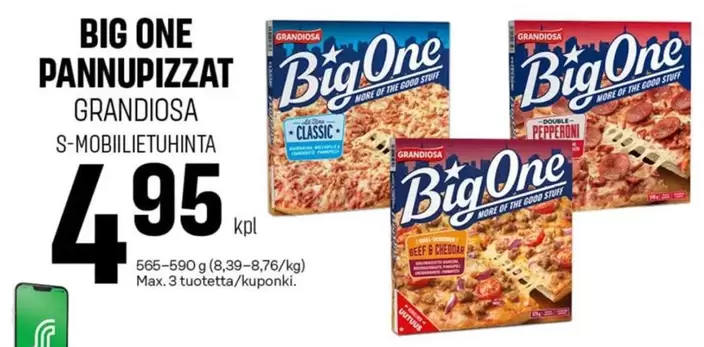 BIG ONE PANNUPIZZAT