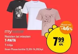 Naisten tai miesten T-PAITA