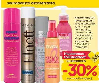 Original - Hiustenmuotoilutuotteet