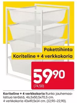 Koritelinet + 4 verkkokoria
