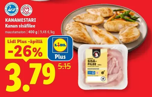 Kanan sisäfilee
