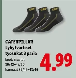 Lyhytvartiset työsukat 3 paria