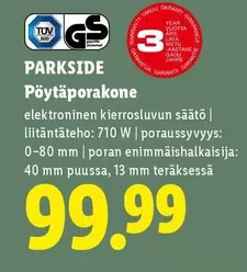 Pöytäporakone
