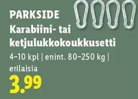 Karabiini- tai ketjulukkokoukkusetti