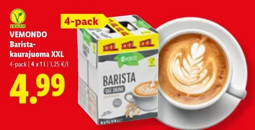 Barista-kaurajuoma XXL