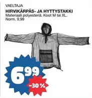 HIRVIKÄRPÄS- JA HYTTYS TAKKI