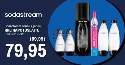Sodastream Terra Gigapack HIILIHAPOTUSLAITE