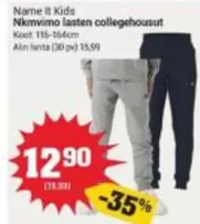 Nkmvimo lasten collegehousut