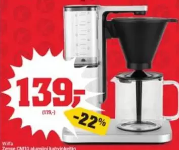 CM10 aluminium kaffebryggare