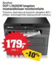 DCP-L2620DW langaton mustavalkolaser monitoimilaite