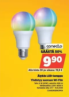 Älykkäs LED-lamppu