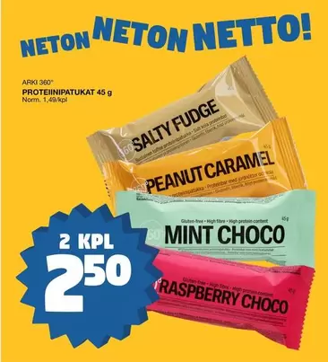 Netto - ARKI 360 PROTEIINIPATUKAT