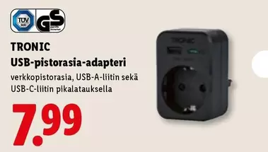 USB-pistorasia-adapteri