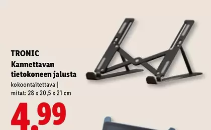 Kannettavan tietokoneen jalusta