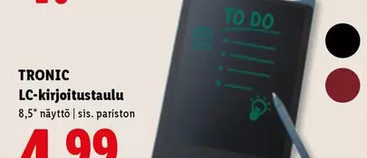 LC-kirjoitustaulu