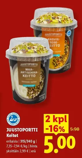 Juustoportti Keitot
