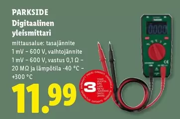 Digitaalinen yleismittari