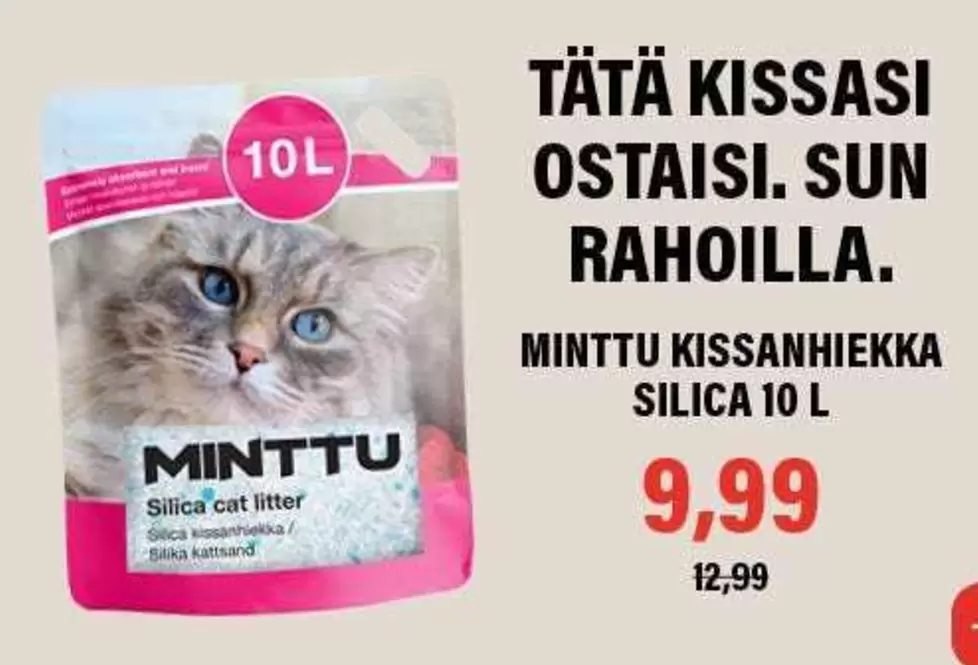 MINTTU KISSANHIEKKA SILICA 10 L