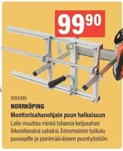 Moottorisahanohjain puun halkaisuun