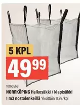 NORRKÖPING Halkosäkki / klapisäkki