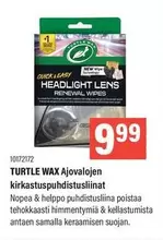 Ajovalojen kirkastuspuhdistusliinat