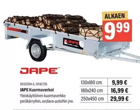 JAPE Kuorma-autoverkot 10130394-5, 10142735