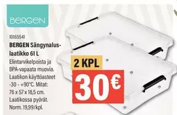 Sängynalus-laatikko 61 L
