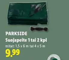 Suojapeite 1 tai 2 kpl