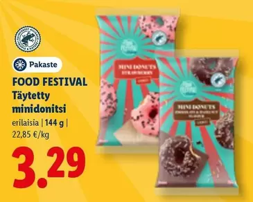 Donuts - Täytetty minidonitsi