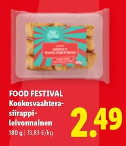 Kookosvaahtera-siirappi-leivonnainen
